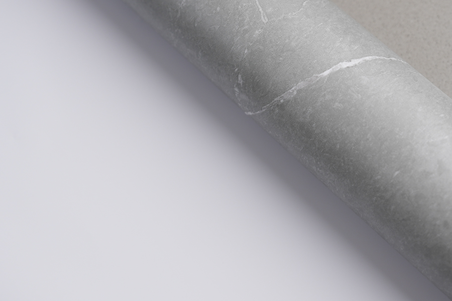 Jazz White Marble PVC Printing koristekalvo